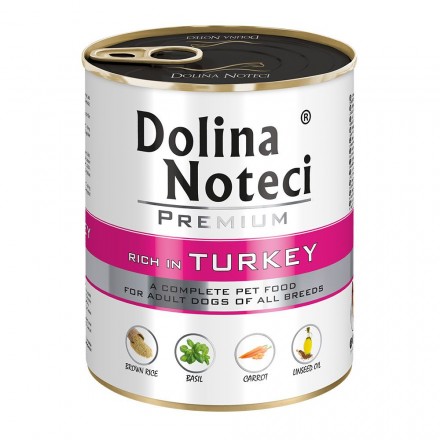 Dolina Noteci Premium вологий корм для собак з індичкою 800 г