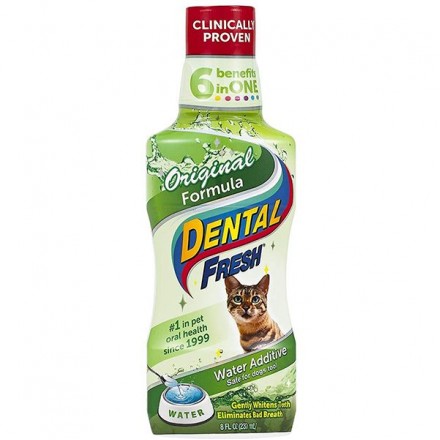 SynergyLabs Dental Fresh Cat средство от зубного налета и запаха из пасти кошек 237 мл