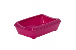 Moderna Mini туалет для котят с бортиком (ярко-розовый) 42х31х13 см