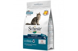 SCHESIR CAT HAIRBALL сухий корм для котів з довгою шерстю від 1 до 7 років з куркою 1,5 кг