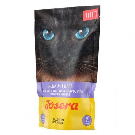 Josera Filet вологий корм з філе курки та телятиною для котів 70 г*16 шт