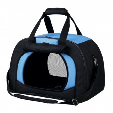 Trixie Kilian сумка-переноска для котов и собак голубая/черная 31х32х48 см