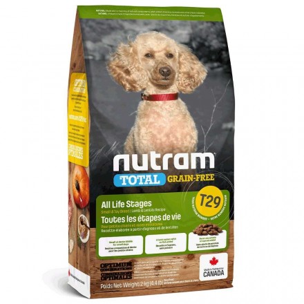 Nutram T29 Lamb Small Dog сухий корм для собак з ягням та сочевицею 5,4 кг