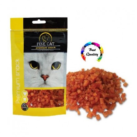 Fine Cat ласощі з м'ясом курки для котів 80г