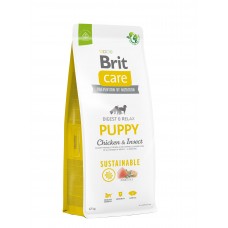 Brit Care Dog Sustainable Puppy корм для щенков с курицей и насекомыми 12 кг