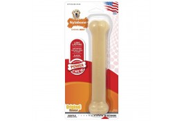 Nylabone Dura Chew Giant игрушка кость для собак крупных пород с мясным ароматом 19,6см