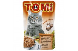 TOMI GOOSE LIVER влажный корм для котов с гусем и печенью в соусе 100 г