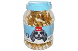 Wanpy Chicken Jerky & Rawhide Twists лакомство для собак с курицей 800 г