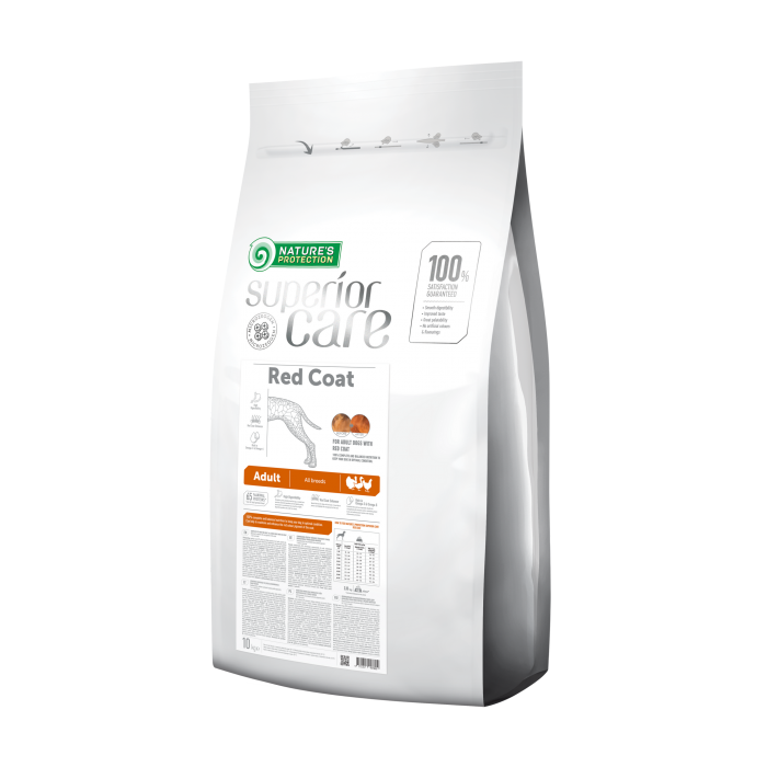 Nature's Protection Superior Care Red Coat Adult All Breeds для собак з рудою шерстю 10 кг