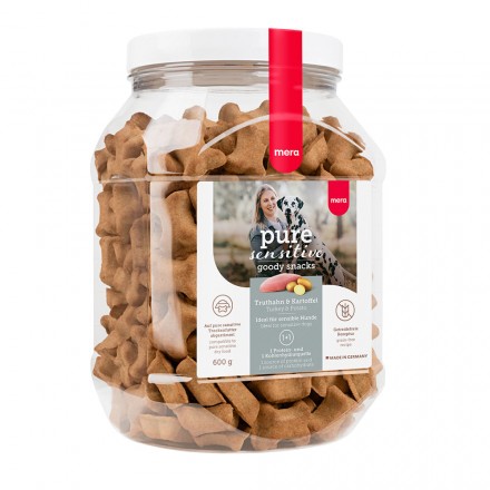 Mera good snacks pure sensitive Truthahn & Kartoffel з індичкою та картоплею 600 г
