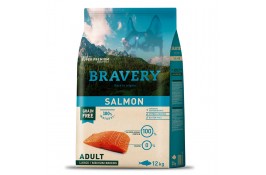 Bravery Salmon Large/Medium Adult сухой корм для собак средних и крупных пород с лососем 12 кг
