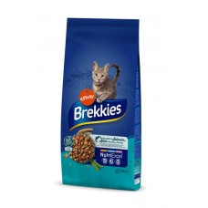 Brekkies Cat Salmon and Tuna сухий корм для дорослих котів з лососем і тунцем 15 кг