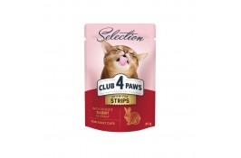 Club 4 Paws Premium Selection влажный корм для кошек с кроликом в соусе 85г*24шт