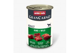 Animonda GranCarno Adult Beef + Game влажный корм с говядиной и дичью для собак 400 г