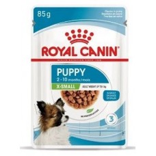 ROYAL CANIN XSMALL PUPPY вологий корм для цуценят мініатюрних порід у соусі 85г*12шт