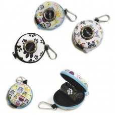 Croci круглая мини-сумка с пакетами для уборки за собаками