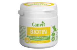 Canvit Biotin вітаміни для шкіри та шерсті кішок 100 г х 100 табл.