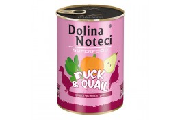 Dolina Noteci Superfood вологий корм для cобак з качкою та перепілкою 400 г