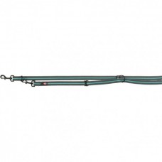 Trixie Fusion поводок-перестежка для собак крупных и гигантских пород (графит/синий) L–XL 2м/25мм