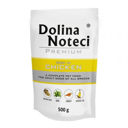 Dolina Noteci Premium влажный корм для собак с курицей 500 г