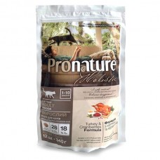 Pronature Holistic Cat Turkey & Cranberries сухий корм з індичкою та журавлиною 0,34 кг