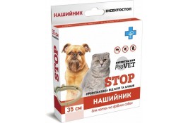ProVET Инсектостоп ошейник для котов и мелких собак от блох и клещей 35см
