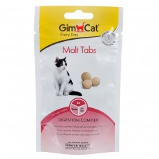 GimCat Anti-Hairball Tabs-таблетки для виведення шерсті зі шлунка котів, 40 г