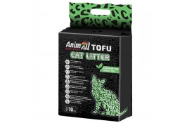 AnimAll Tofu Green Tea соєвий наповнювач для котів з ароматом зеленого чаю 10 л