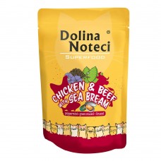 Dolina Noteci Superfood с курицей, говядиной и дорадо для кошек 85 г