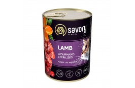Savory Cat Can Adult Sterilised ягненок 400g