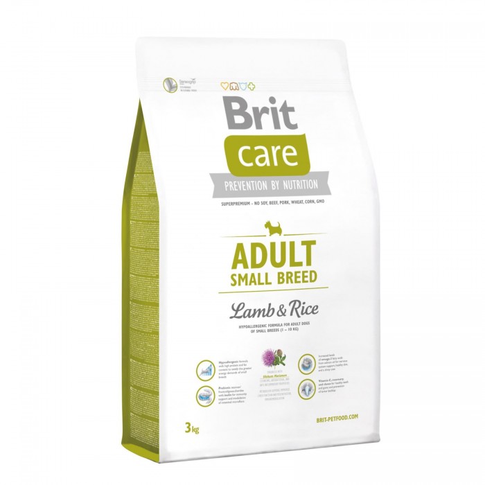 Brit Care Adult Small Breed Lamb and Rice 3 kg (для собак вагою до 10 кг)