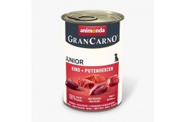 Animonda GranCarno Junior Beef + Turkey hearts влажный корм с говядиной и индейкой для щенков 400 г