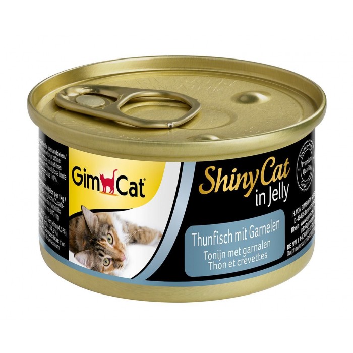 GimCat Shiny Cat тунець і креветки 70g
