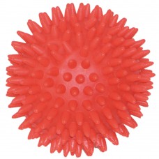 Croci игрушка для собак "Мяч-ёжик" с пищалкой (красный) 8 см