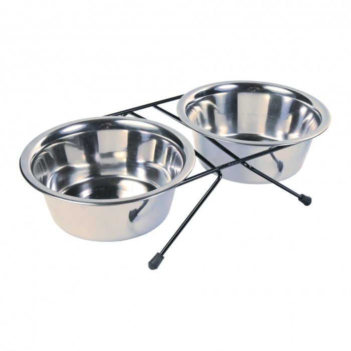 Trixie Eat on Feet стойка с 2 мисками для собак 2 шт. 0,75 л/15 см