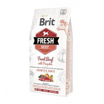 Brit Fresh Beef with Pumpkin Puppy Large со свежей говядиной, тыквой для щенков крупных пород 12 kg