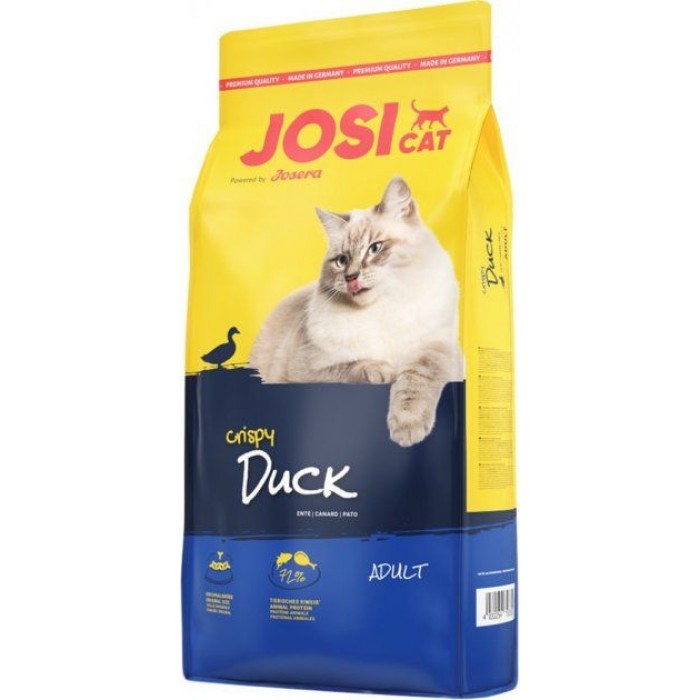 Josera JosiCat Crispy Duck сухой корм для котов с уткой 0,65 кг
