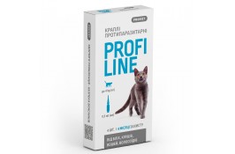 ProVet Profiline противопаразитарные капли для кошек до 4 кг (4 пипетки по 0,5 мл)