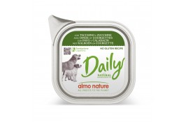 Almo Nature Daily Dog паштет з індичкою та кабачком для собак 100 г*10шт