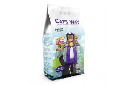 CAT'S WAY бентонитовый наполнитель для кошек с ароматом лаванды 5 л