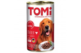 TOMI BEEF вологий корм для собак з яловичиною в соусі 1,2 кг