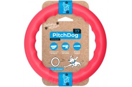 PitchDog игрушка для собак игровое кольцо (розовая) 17 см