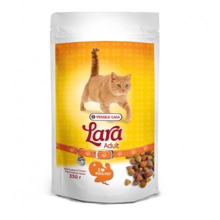 Lara Adult with Turkey & Chicken сухой корм для взрослых котов индейка с курицей 0,35 кг