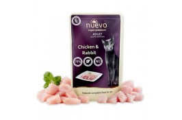 NUEVO ADULT влажный корм для котов с курицей и кроликом 85 г