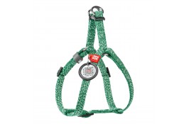 Collar WAUDOG Re-cotton шлея для котів і малих собак з QR-паспортом (зелена) XS