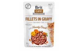Brit Care Cat pouch філе  з качкою в соусі  85g