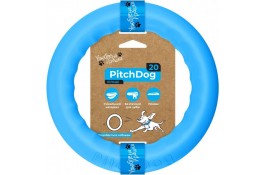 PitchDog игрушка для собак игровое кольцо (голубая) 20 см