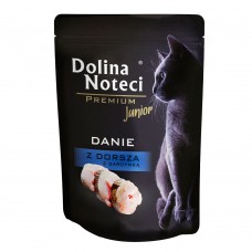 Dolina Noteci Danie влажный корм с треской и сардиной для котят 85 г