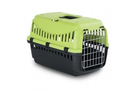 Bergamo Gipsy 1 Small Green переноска с металлической дверцей для кошек и собак до 6 кг (зеленая)