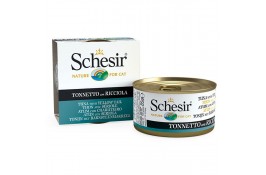 Schesir Tuna with Yellow Tail вологий корм для дорослих котів з тунцем та жовтохвостом в желе 85 г